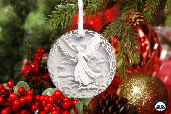 Download Angel 3D Christmas Ornament - Premium Resources