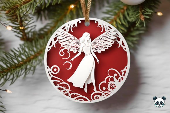 Download Angel 3D Christmas Ornament 1 - Premium Resources