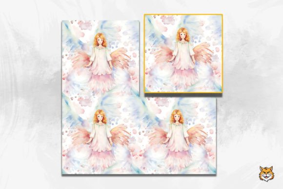 Download Angel Seamless Pattern - Premium Resources